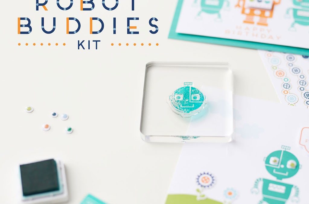 Robot Buddies Kids Card Kit
