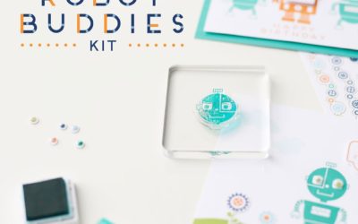 Robot Buddies Kids Card Kit