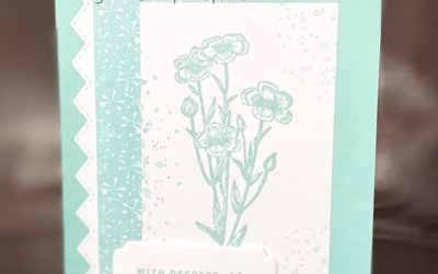 Basic Border Dies meet Inked Botanicals Designer Series Paper