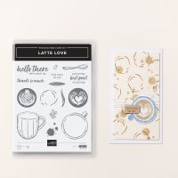 Latte Love Photopolymer Stamp Set (English)